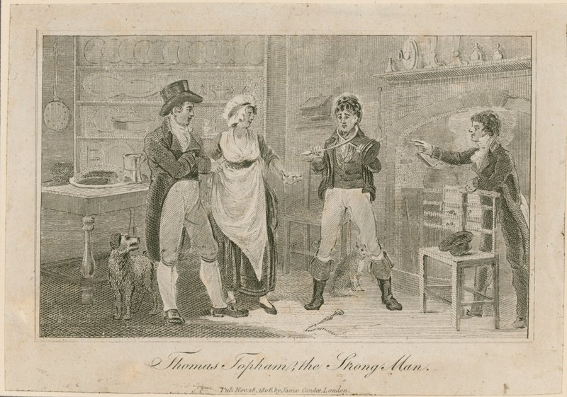 Thomas Topham, Islington erős embere alkotó: English School