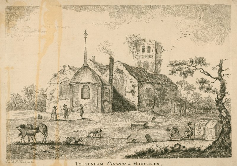 Tottenham Church, Middlesex alkotó: English School