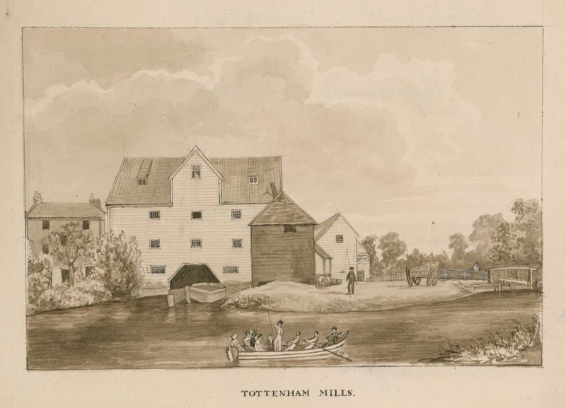 Tottenham Mills, London (wc papíron) alkotó: English School