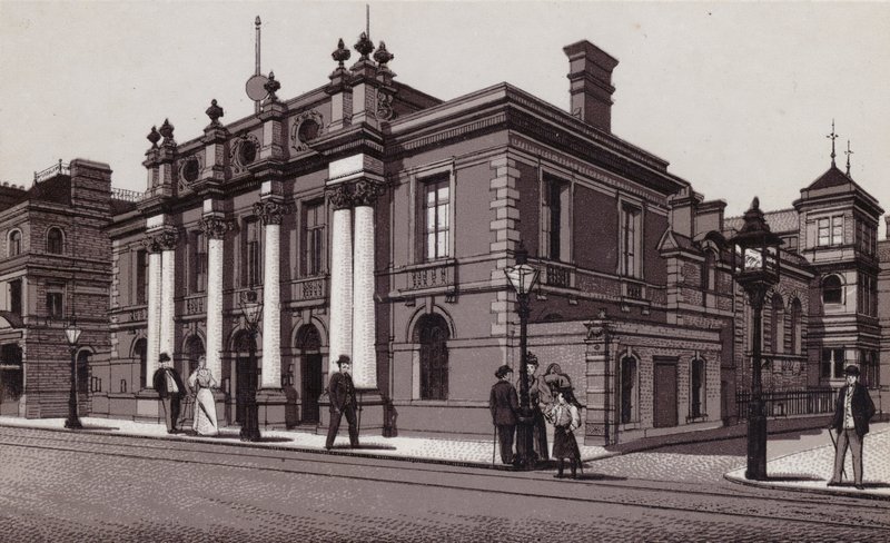 Városháza, Cardiff (litho) alkotó: English School