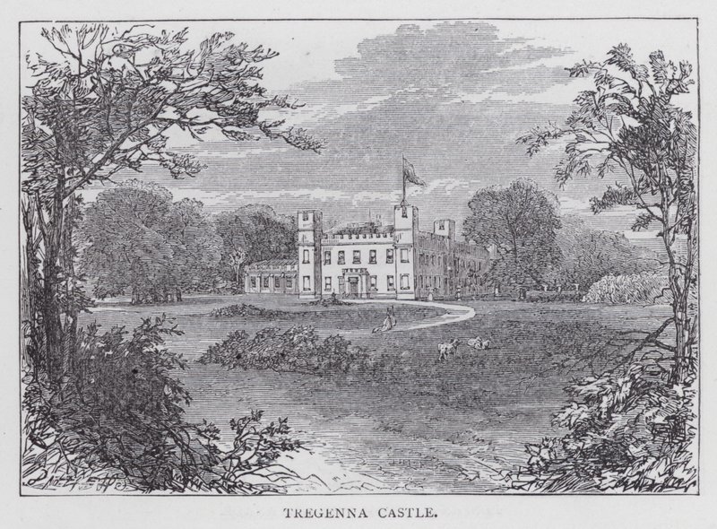Tregenna vára (metszet) alkotó: English School