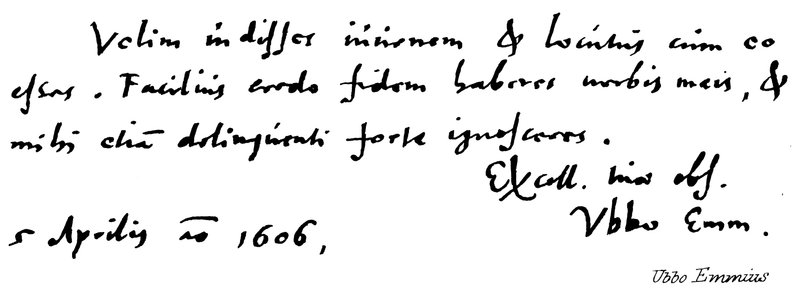 Ubbo Emmius alkotó: English School