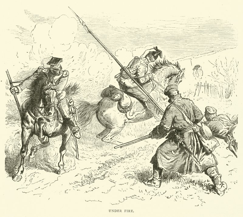 Tűz alatt, 1870. szeptember alkotó: English School