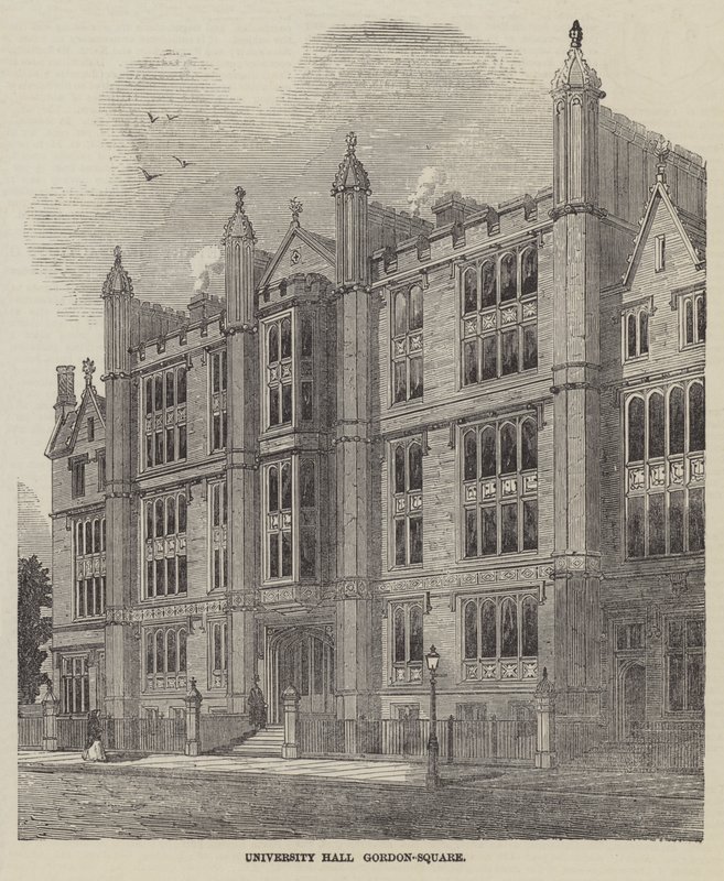 Egyetemi terem, Gordon-tér (metszet) alkotó: English School