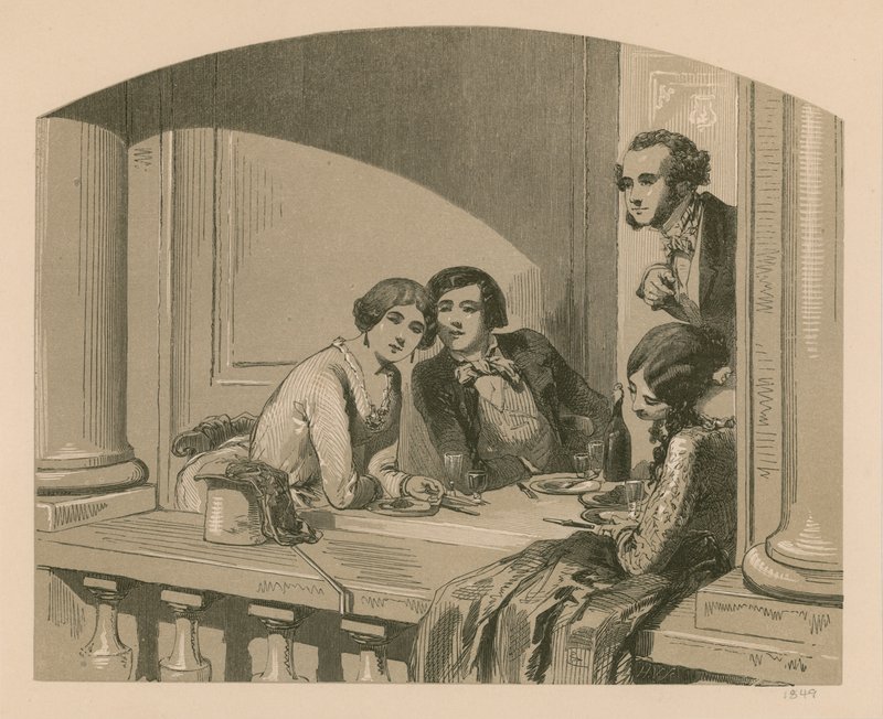 Vauxhall Gardens, London alkotó: English School