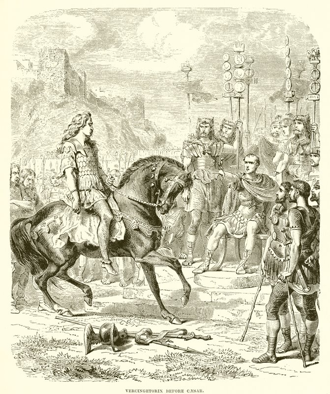 Vercingetorix Caesar előtt alkotó: English School