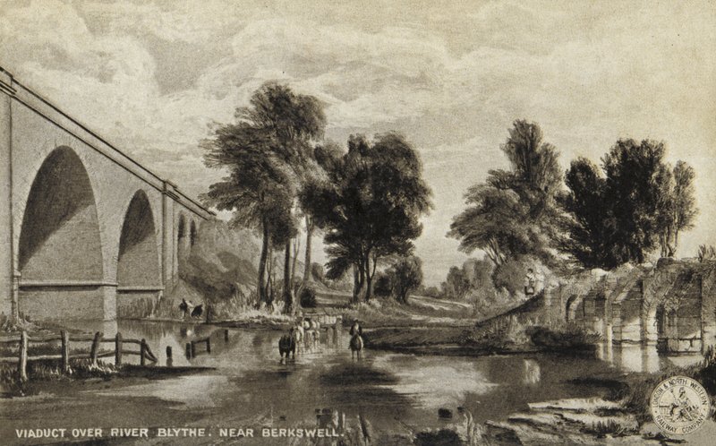 Viadukt a Blythe folyó felett, Berkswell közelében alkotó: English School