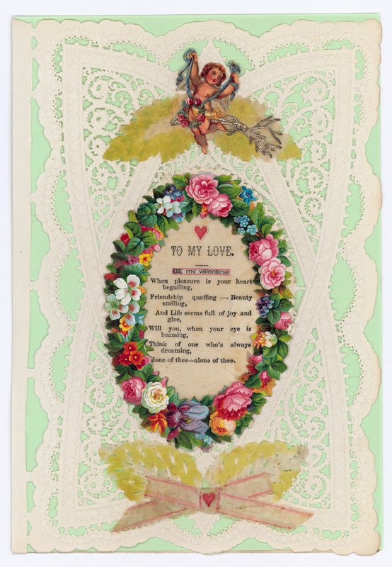 Victorian Valentine Card (multimédiás) alkotó: English School