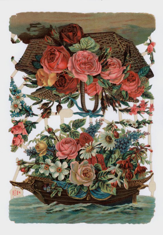 Viktoriánus hulladékok (chromolitho) alkotó: English School