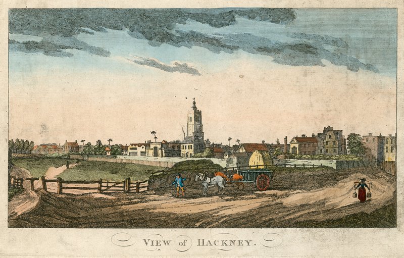 Hackney kilátása alkotó: English School
