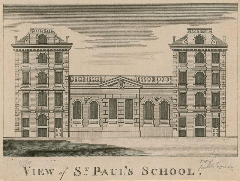 Kilátás a St Pauls Iskolára alkotó: English School