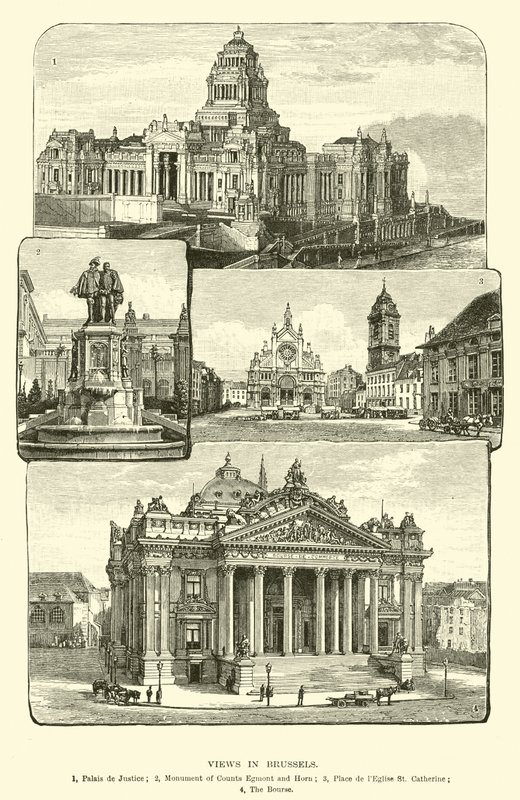 Kilátások Brüsszelben alkotó: English School