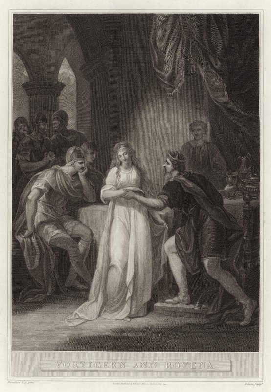 Vortigern és Rovena alkotó: English School
