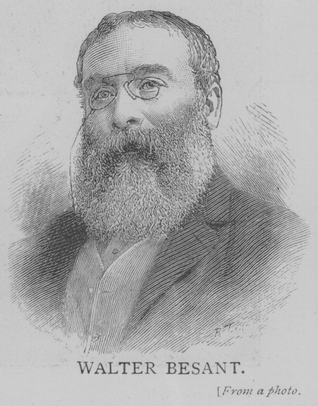 Walter Besant (metszet) alkotó: English School