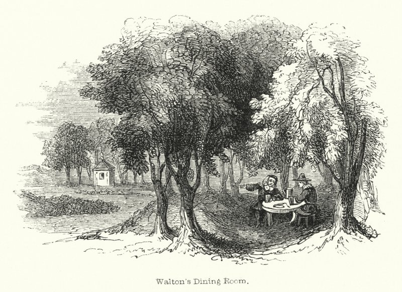 Walton étkezője (metszet) alkotó: English School