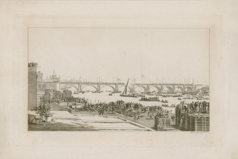 Waterloo Bridge, London alkotó: English School