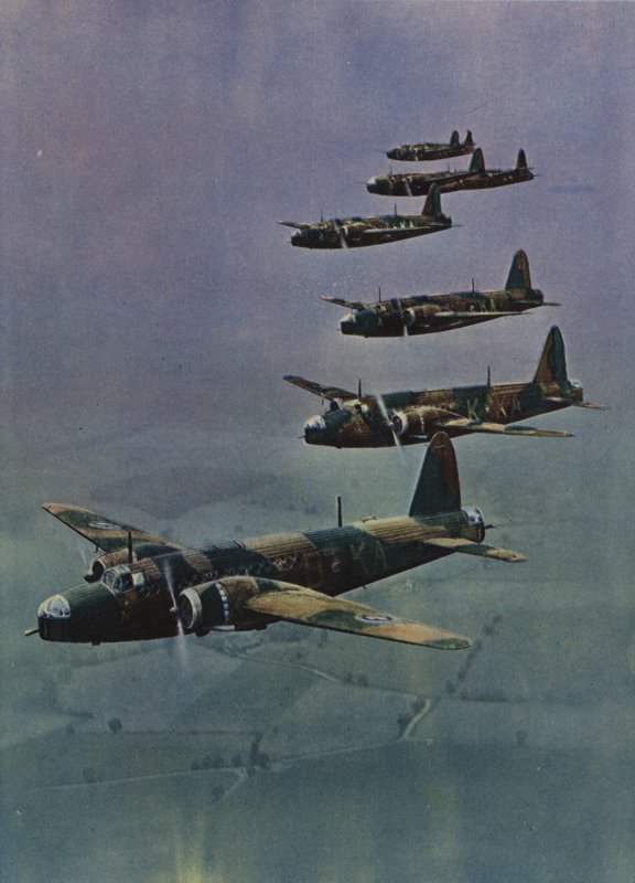 Wellington bombázók formációban alkotó: English School