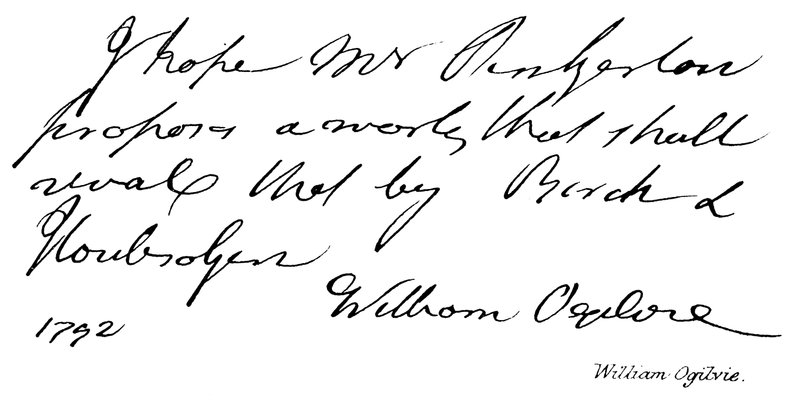 William Ogilvie alkotó: English School
