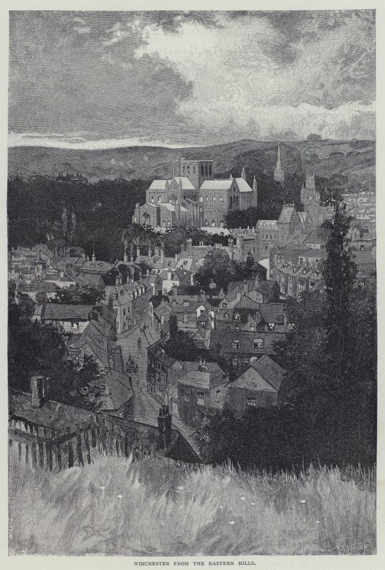 Winchester, az Eastern Hillsből (litho) alkotó: English School