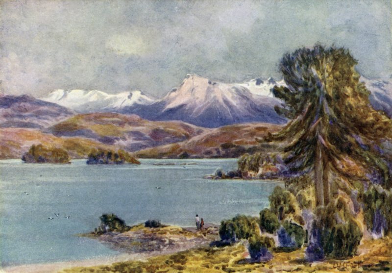 Moquhue-tó alkotó: Ernest William Christmas