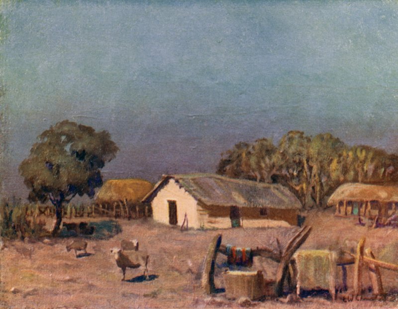 Tipikus rancho alkotó: Ernest William Christmas