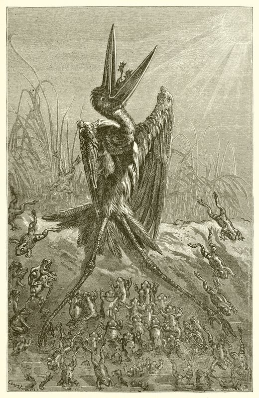 Királyra vágyó békák alkotó: Ernest Henry Griset