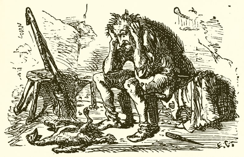 Az ember és a lúdja alkotó: Ernest Henry Griset