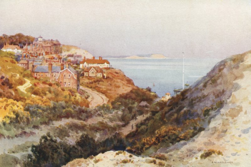 Boscombe Chine (színes litó) alkotó: Ernest William Haslehust