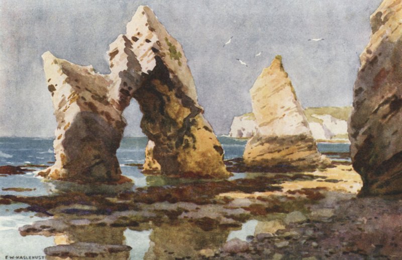 Édesvízi-öbölben (színes litó) alkotó: Ernest William Haslehust