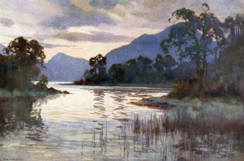Luss Straits (színes litó) alkotó: Ernest William Haslehust