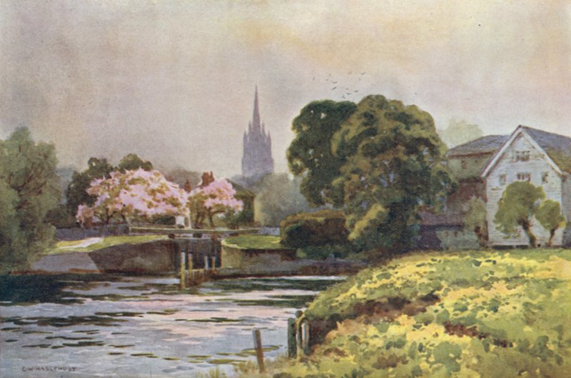 Marlow Lock (színes litó) alkotó: Ernest William Haslehust