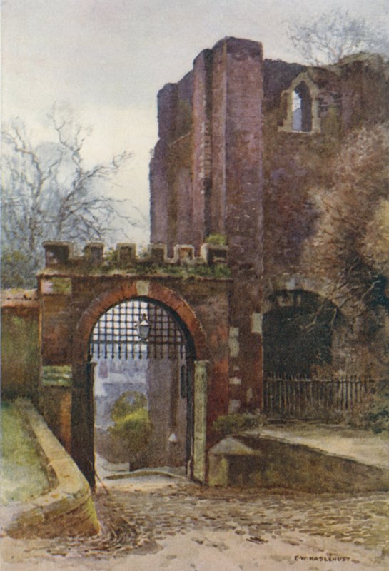 Rougemont kastély (színes litó) alkotó: Ernest William Haslehust