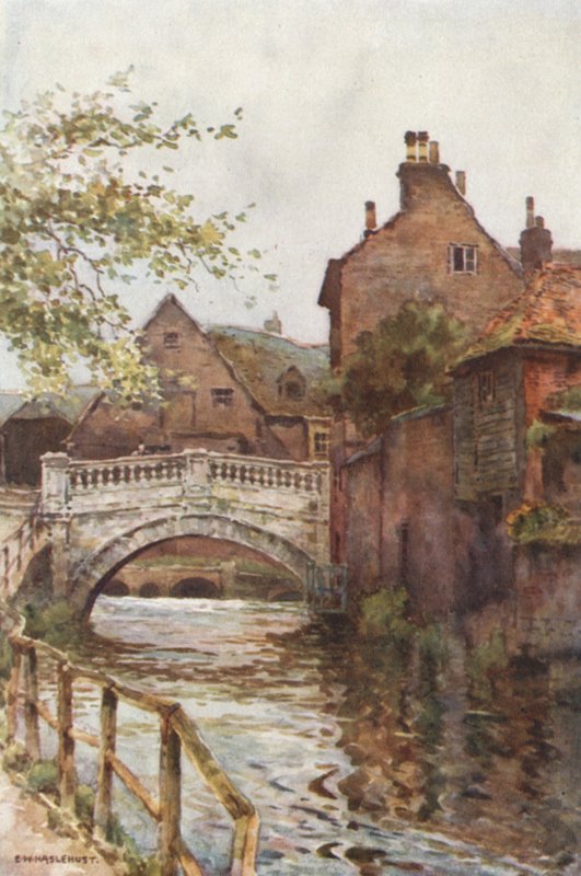 A városi híd (színes litó) alkotó: Ernest William Haslehust