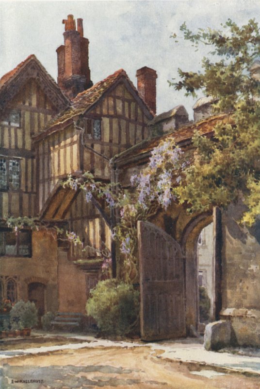 A Close Gate (színes litó) alkotó: Ernest William Haslehust