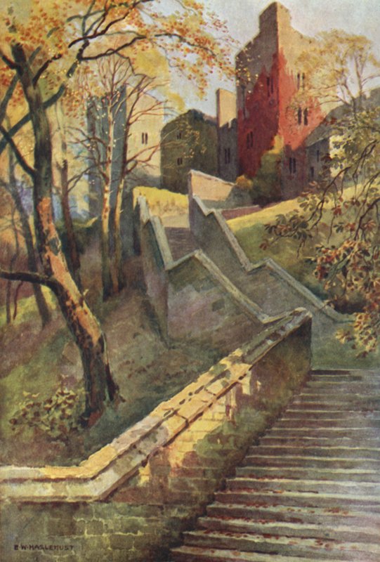 A száz lépés (színes litó) alkotó: Ernest William Haslehust