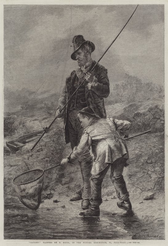 Elkapták! (metszés) alkotó: Erskine Nicol