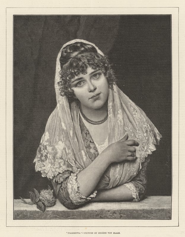 Fiammetta alkotó: Eugen von Blaas