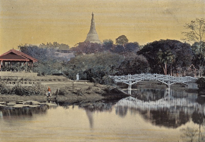 Rangoon, Public Garden alkotó: European Photographer