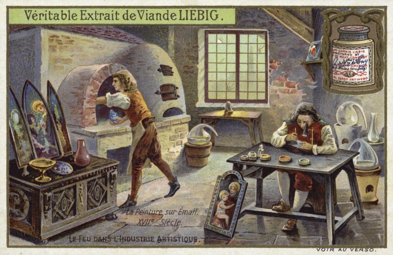 Festés zománcra, 17. század alkotó: European School