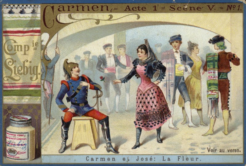 Jelenet a Carmenből, Georges Bizet alkotó: European School