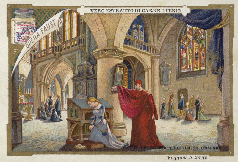 Jelenet a Faustból, Charles Gounod operájából alkotó: European School