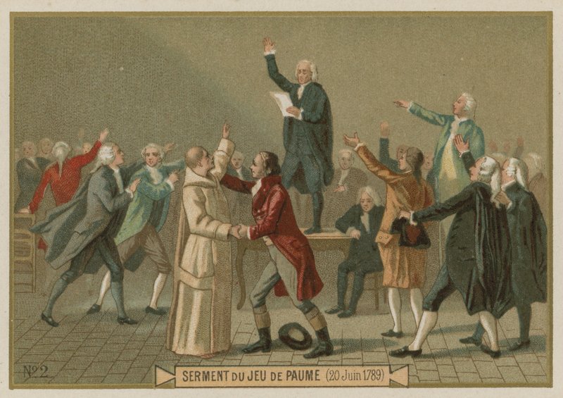 A teniszpálya esküje, francia forradalom, 1789. június 20 alkotó: European School