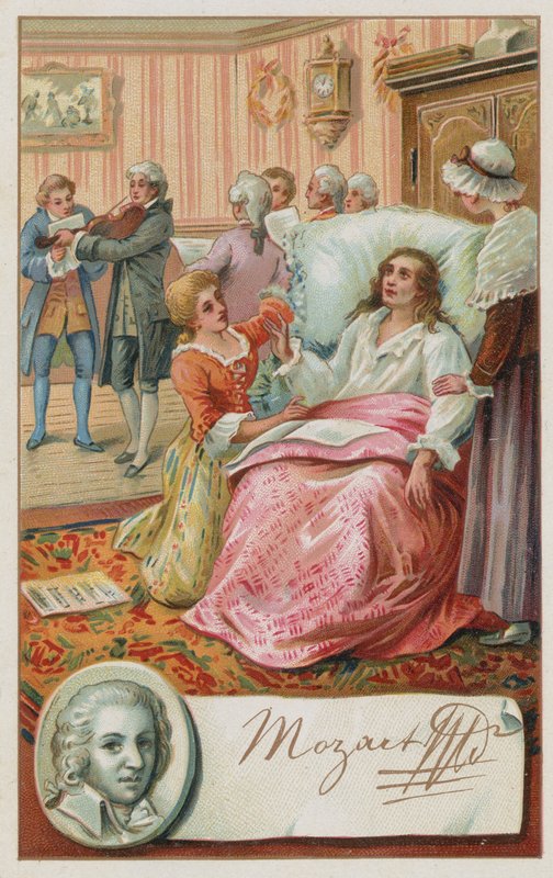 Mozart halála, 1791 alkotó: European School