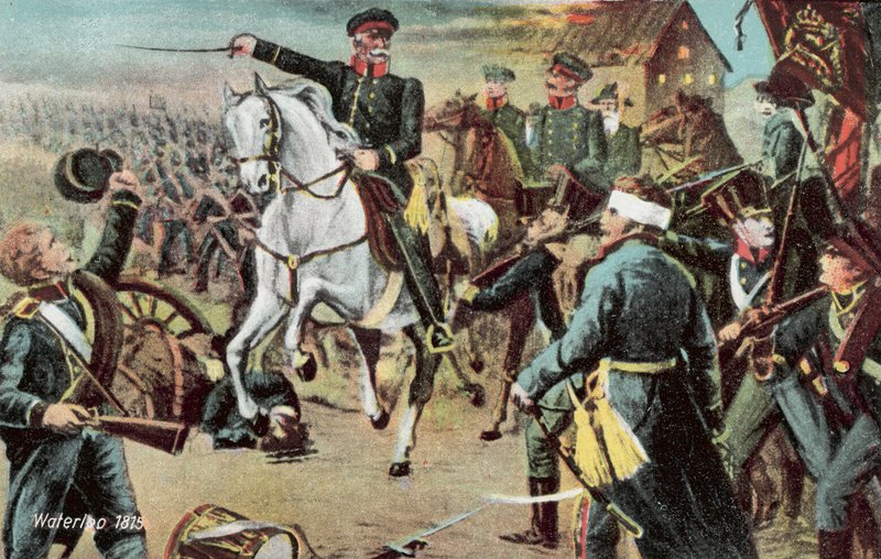 Waterloo 1815, Blucher marsall a waterlooi csatában alkotó: European School
