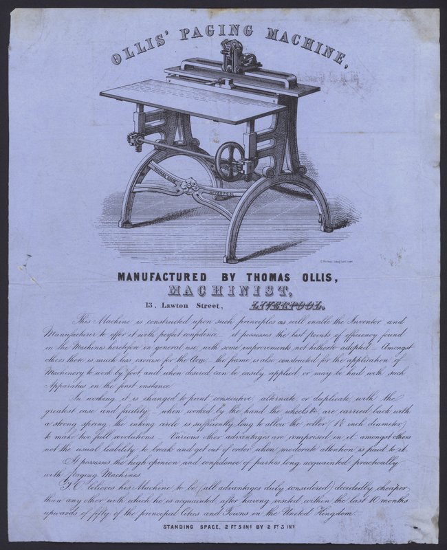 Ollis személyhívó gépének hirdetése (litho) alkotó: European School