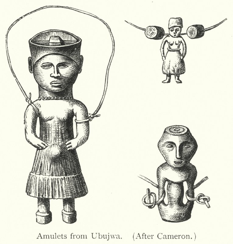 Amulettek Ubujwa-ból (metszet) alkotó: European School