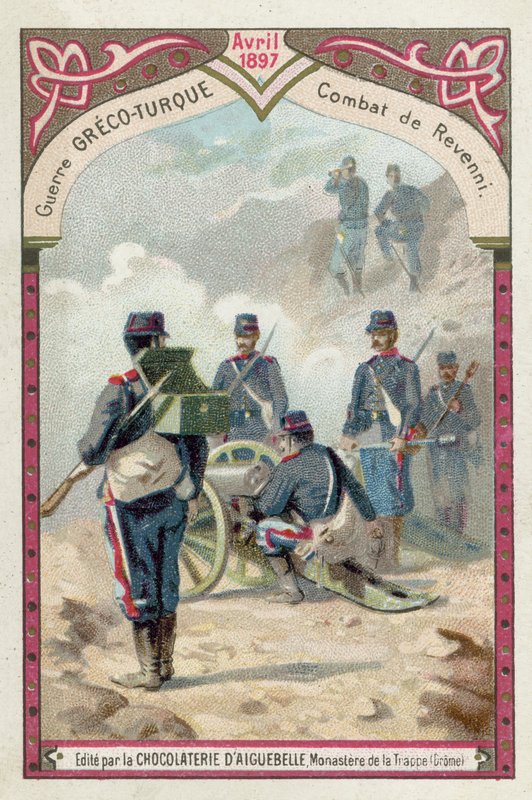 Revenni csata, görög-török háború, 1897. április alkotó: European School