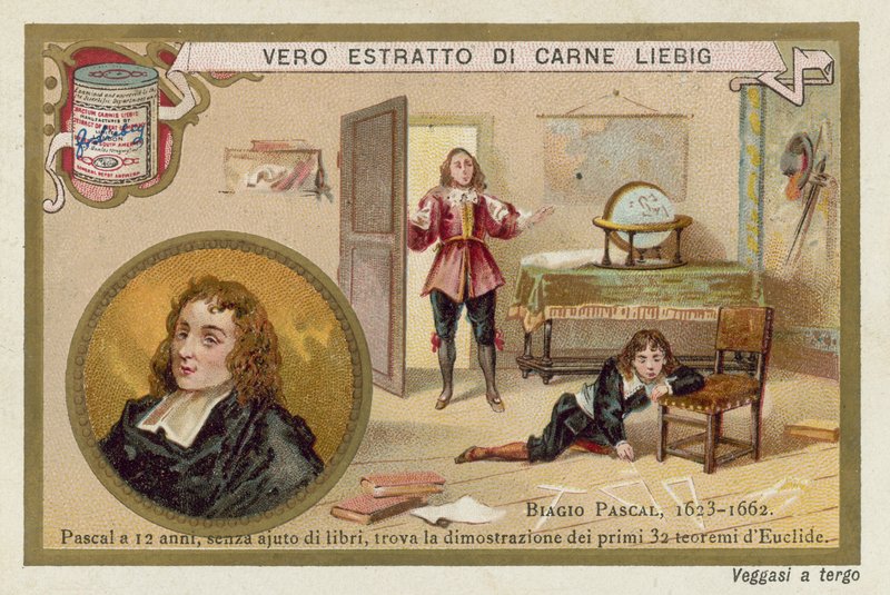 Blaise Pascal francia matematikus és fizikus alkotó: European School