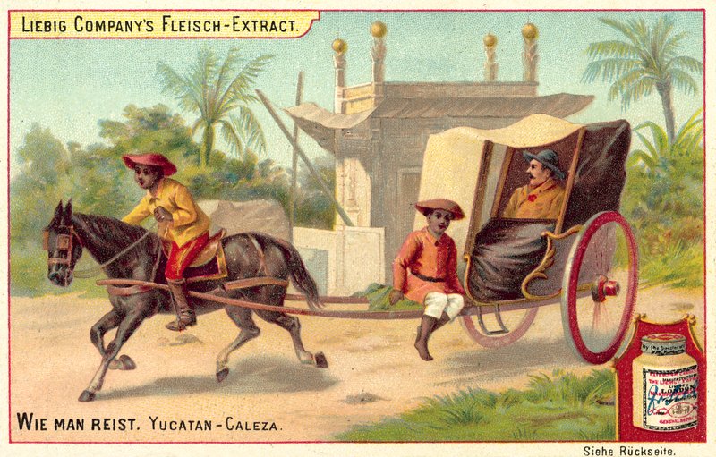 Caleza a Yucatánban (chromolitho) alkotó: European School