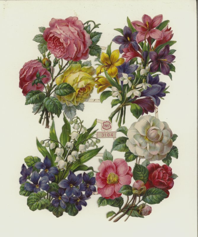 Virágok (chromolitho) alkotó: European School